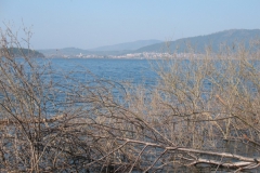 Jezero s Cerknico v ozadju