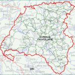 Gorenja vas - Poljane - zemljevid