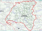 Gorenja vas - Poljane - zemljevid