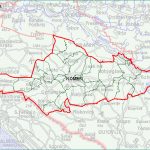Komen - zemljevid